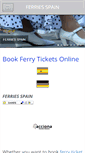 Mobile Screenshot of ferriesspain.com